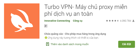 Ứng dụng VPN hỗ trợ internet