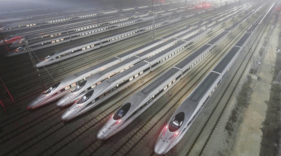 Phương tiện giao thông tiếng Trung: Tàu cao tốc
