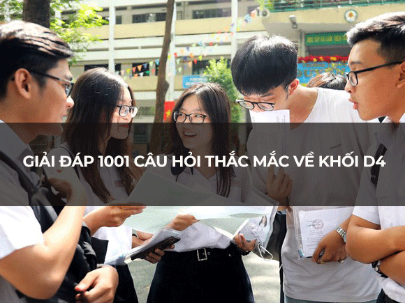 Giải đáp 1001 câu hỏi thắc mắc về khối D4 bạn đã biết chưa?