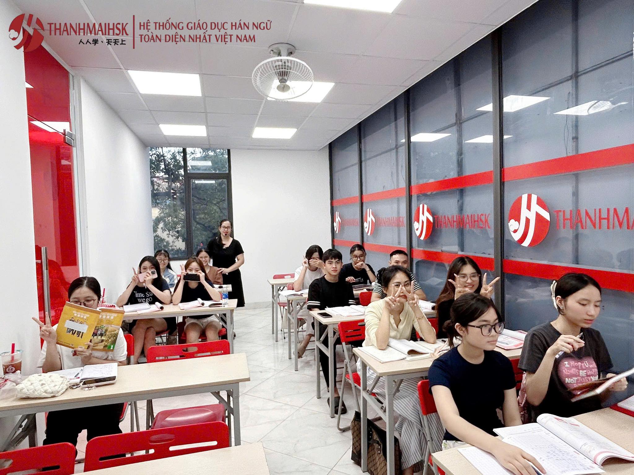 Lớp học tại trung tâm tiếng Trung Thanhmaihsk Hà Đông