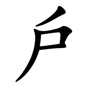 Cách viết bộ Hộ trong tiếng Trung