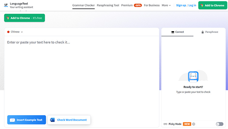 LanguageTool – Công cụ check ngữ pháp tiếng Trung dễ dùng, đáng tin cậy
