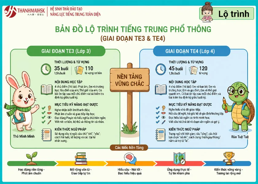 Lộ trình và giá khóa học tiếng trung trẻ em Lộ trình và giá khóa học tiếng trung trẻ em