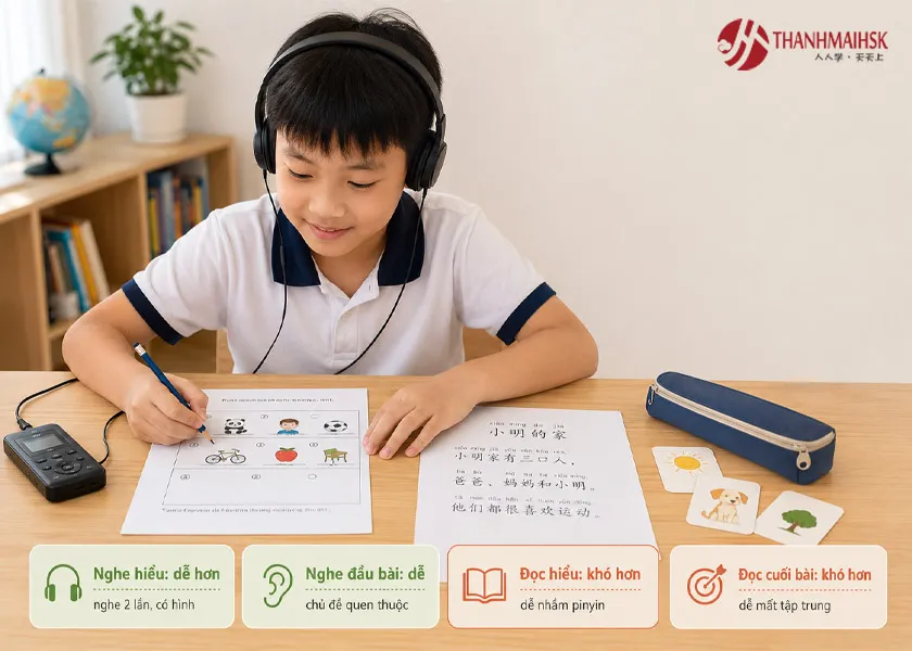 Lưu ý khi thi YCT 3 Lưu ý khi thi YCT 3