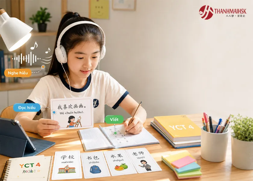 Phương pháp ôn luyện từng kỹ năng trong YCT 4 Phương pháp ôn luyện từng kỹ năng trong YCT 4