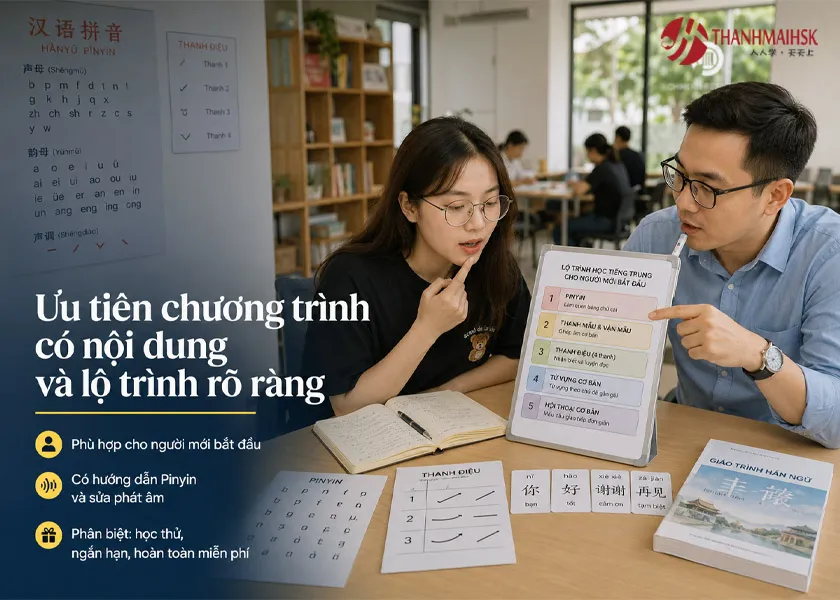 Ưu tiên chương trình có nội dung và lộ trình rõ ràng Ưu tiên chương trình có nội dung và lộ trình rõ ràng