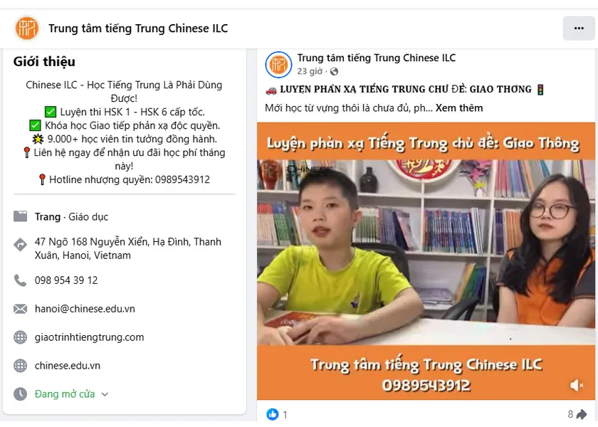 Trung tâm Tiếng Trung Chinese ILC Trung tâm Tiếng Trung Chinese ILC