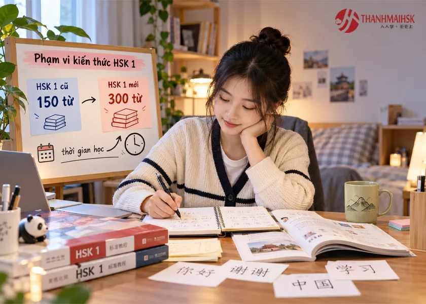 Phạm vi kiến thức HSK 1 Phạm vi kiến thức HSK 1