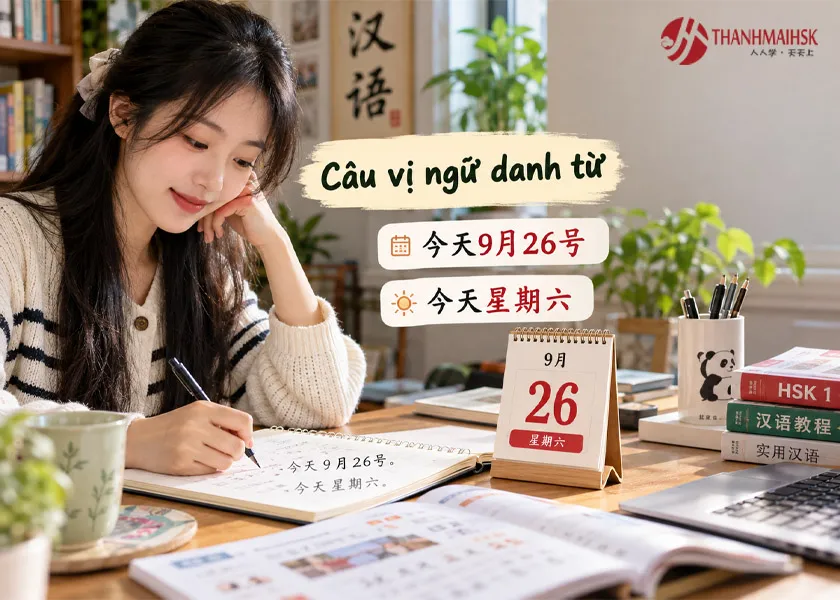 Câu vị ngữ danh từ khi nói ngày tháng Câu vị ngữ danh từ khi nói ngày tháng