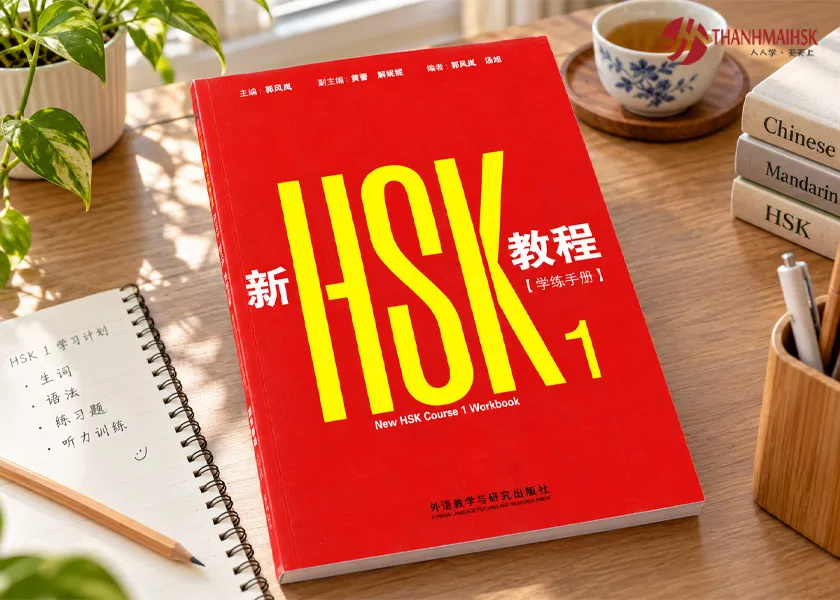 New HSK Course 1 Workbook theo định hướng HSK 3.0 New HSK Course 1 Workbook theo định hướng HSK 3.0